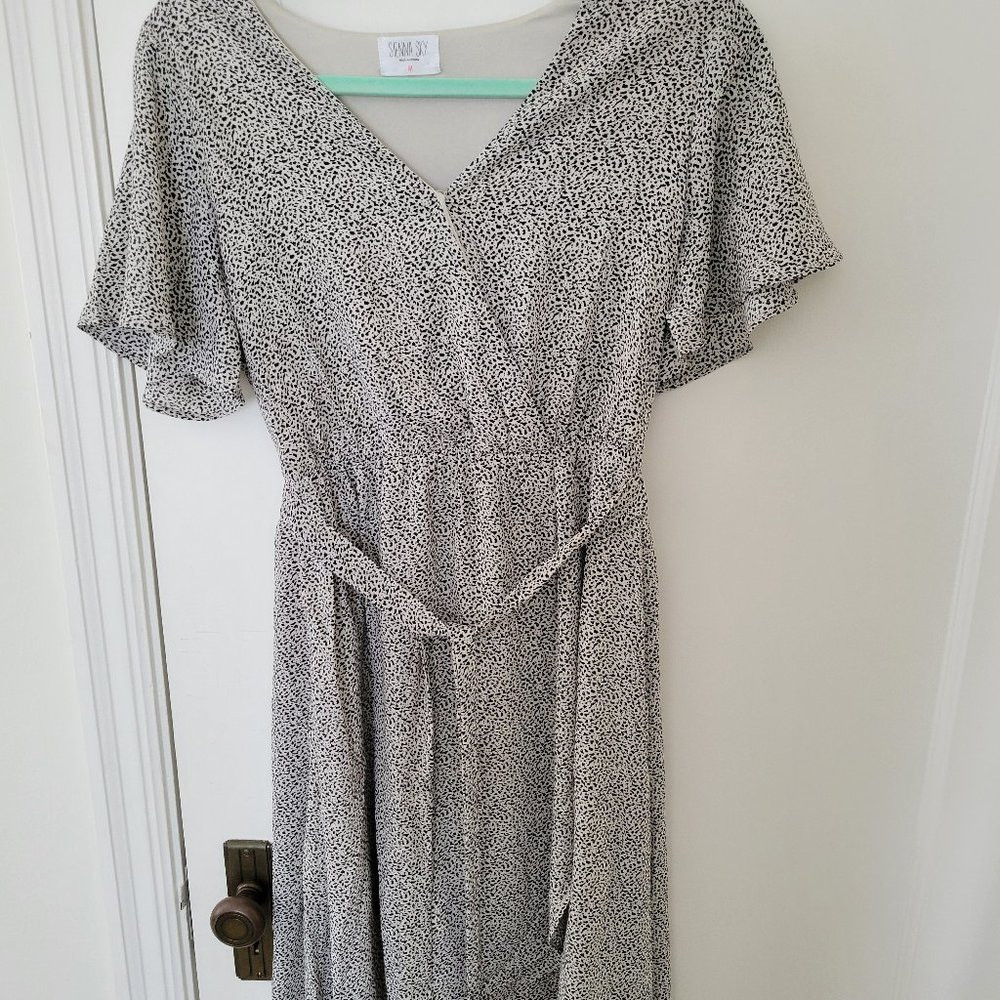 Faux Wrap Dress